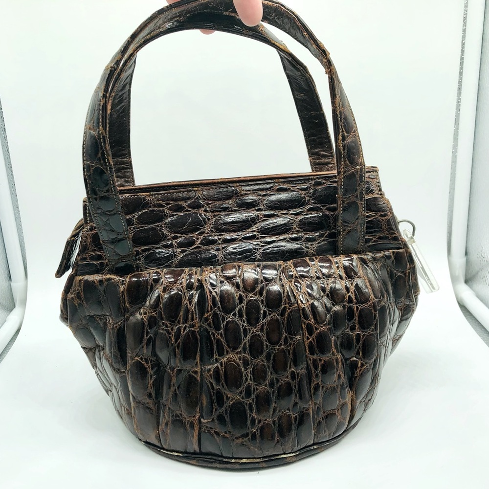 Vintage 1940s Miller & Penn Aligator Purse